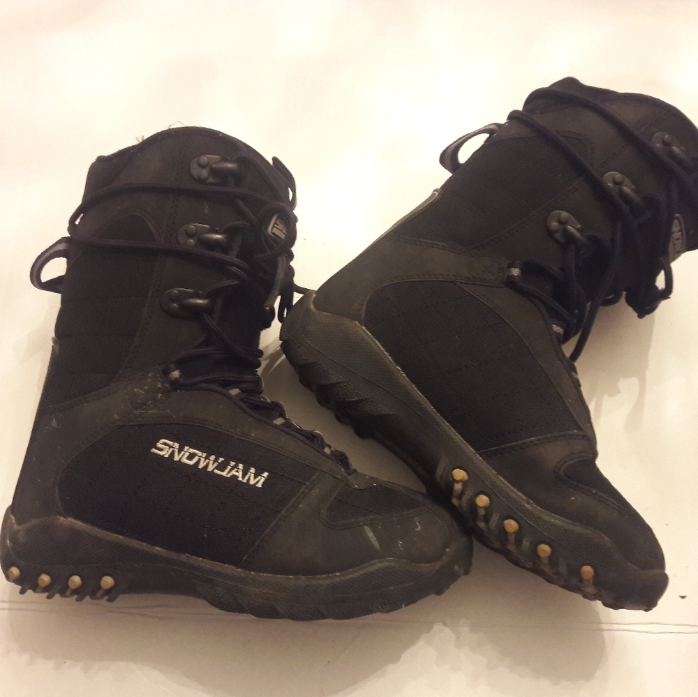 Snowjam Black Boarding Boots